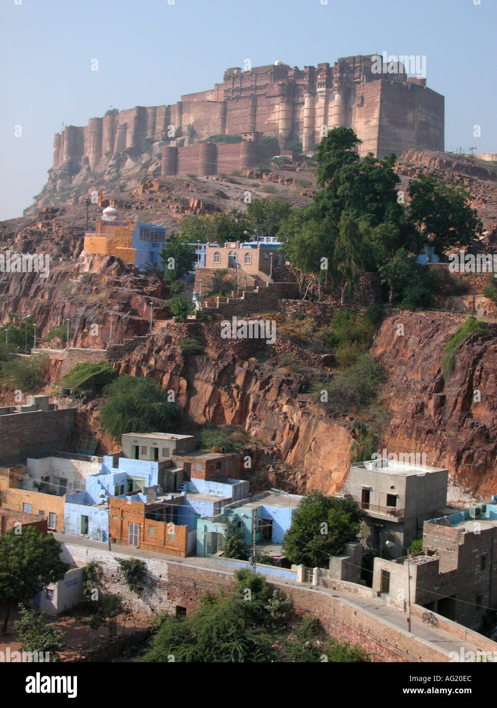 Fort Mehrangarh Jodhpur Rajasthan Inde Banque D'Images