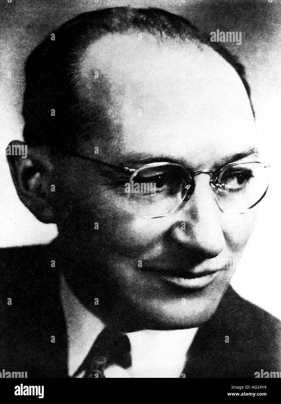 Lewin, Kurt, 9.9.1890 - 12.2.1947, psychologue et écrivain allemand, portrait, Banque D'Images