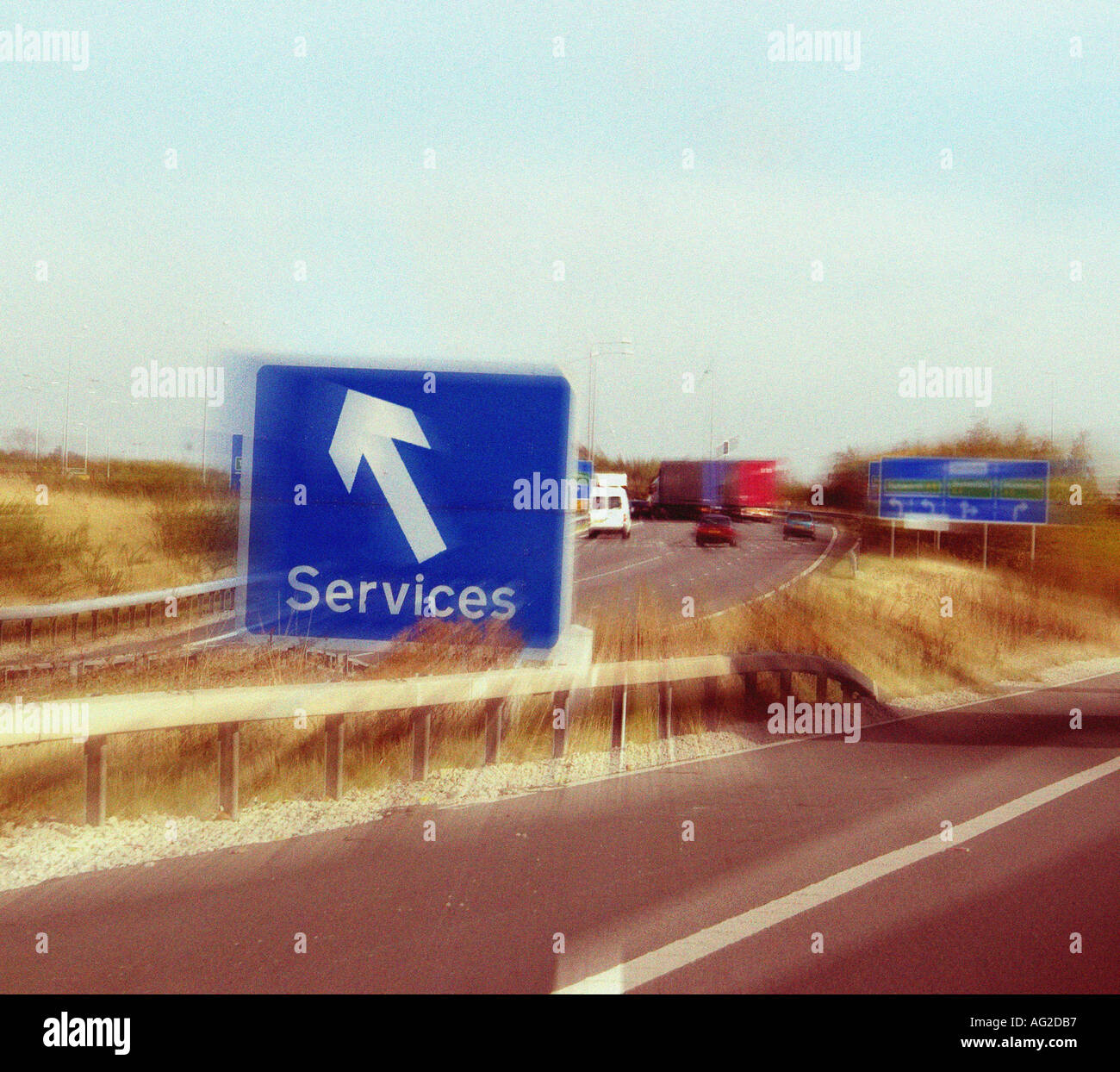 Autoroute de UK Banque D'Images