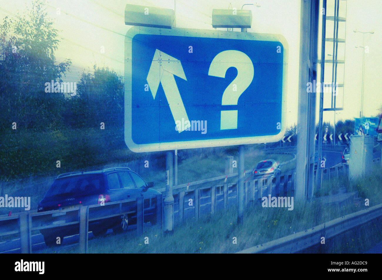 Autoroute de UK Banque D'Images