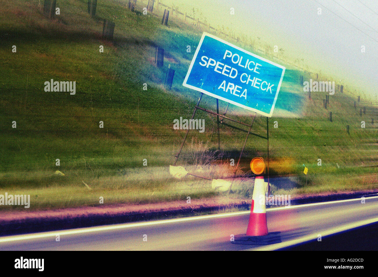 Autoroute de UK Banque D'Images