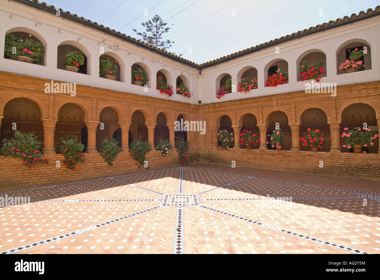 Monastère franciscain de Santa María de la Rábida, Palos de la Frontera, Cadiz Banque D'Images