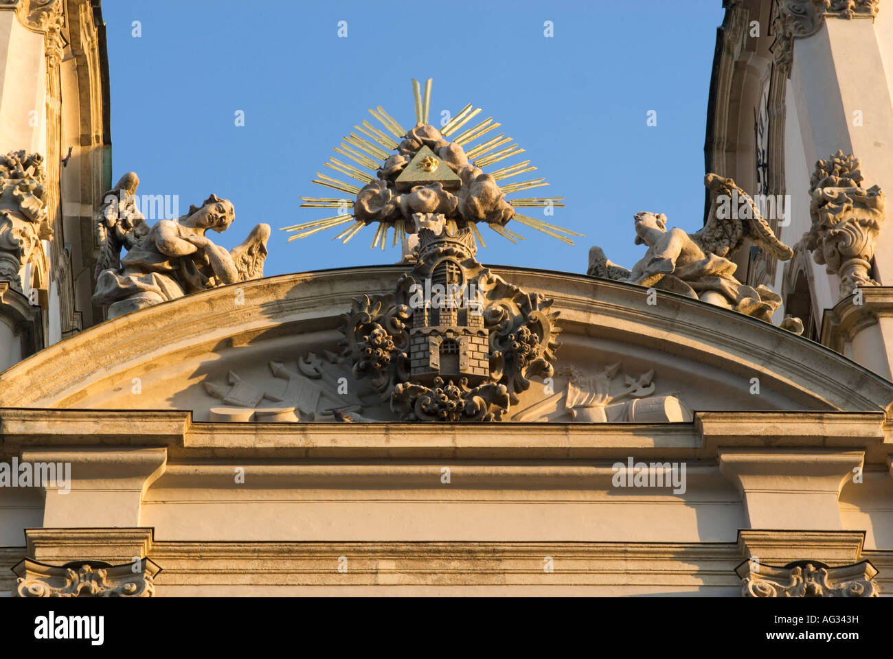 St Anne Church Église Hongrie Budapest Szent Anna Banque D'Images