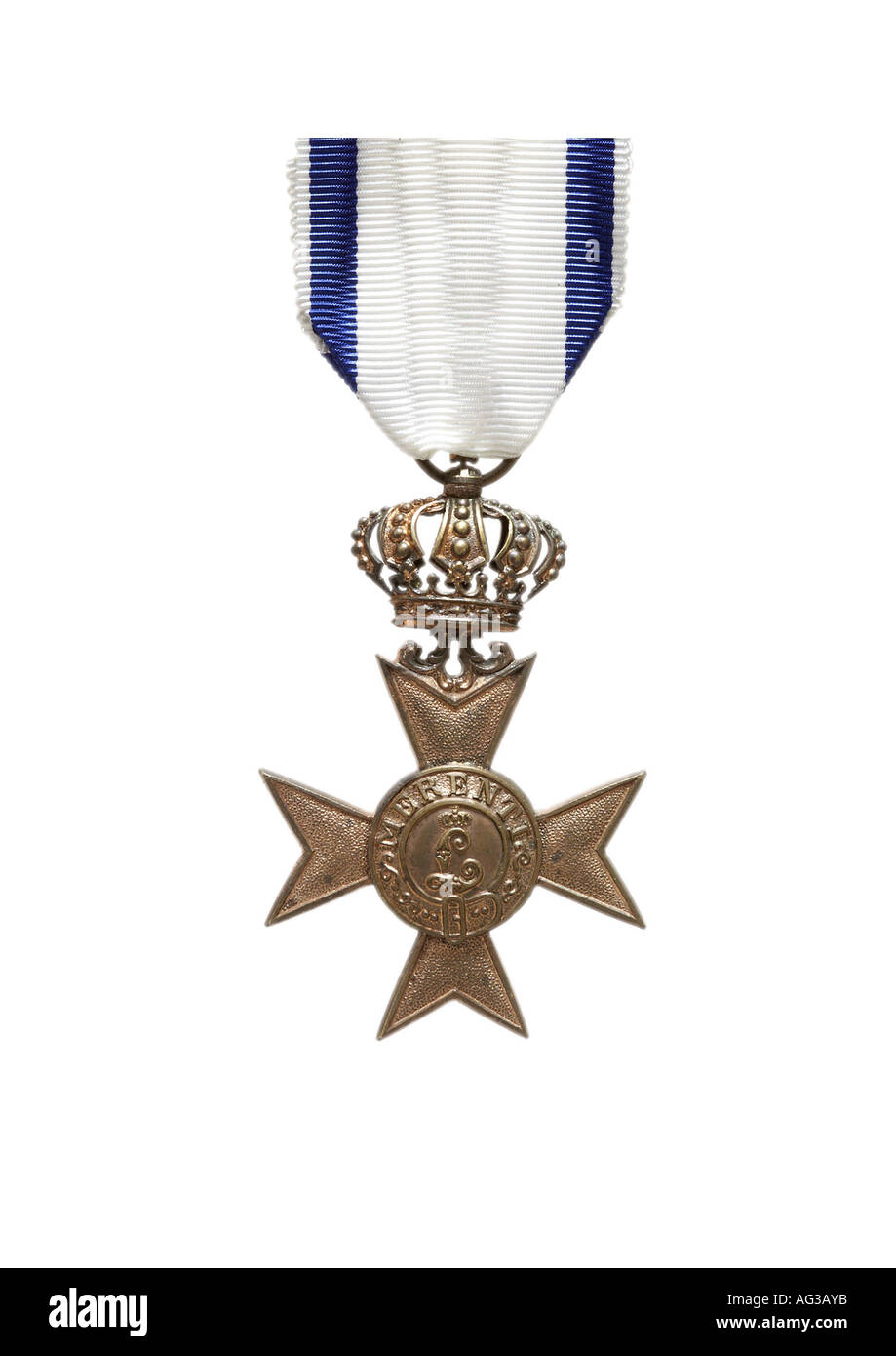 Décorations, Allemagne, Bavière, Croix de mérite militaire, 3ème classe, numéro 1913 - 1921, décoration, Banque D'Images