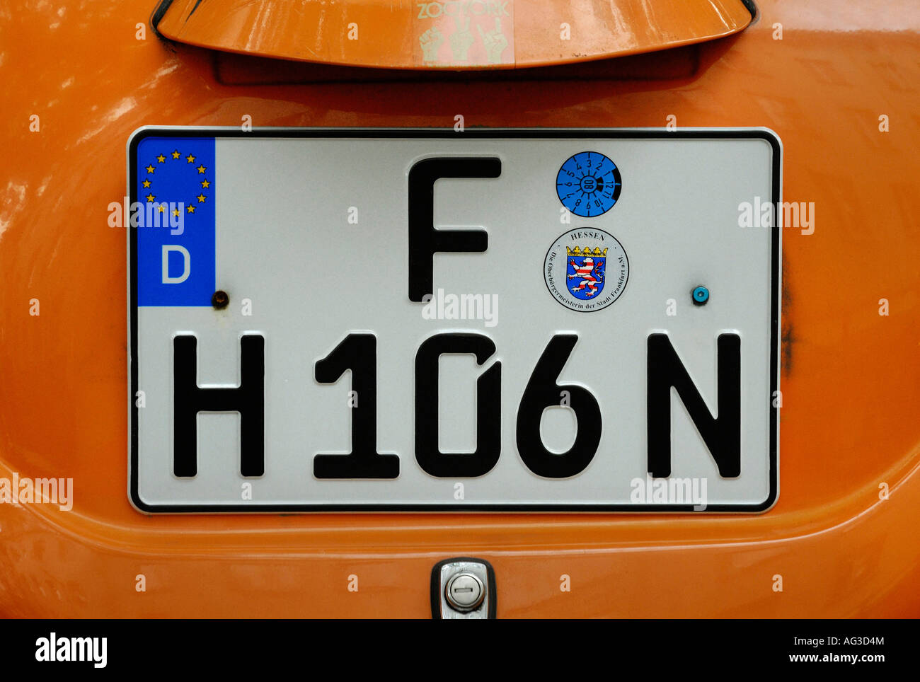Identifiant Territorial Plaque Immatriculation Allemande