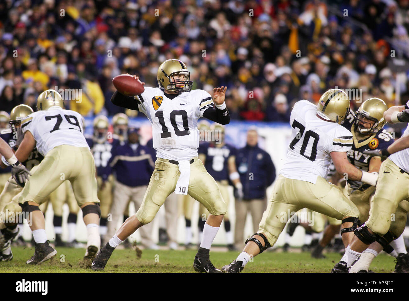 La marine de l'armée de football match philadelphia college league 2006 Banque D'Images