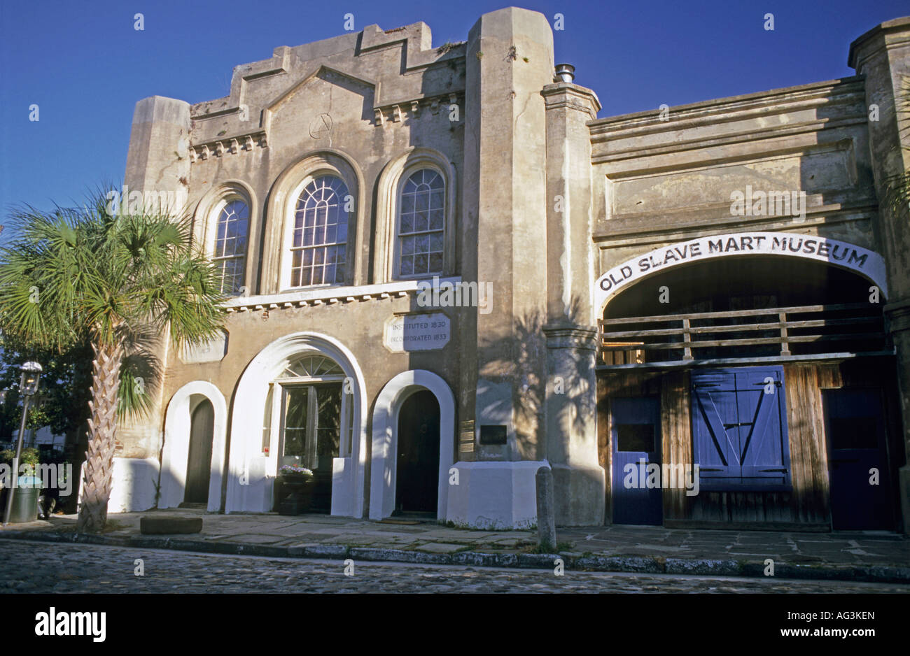 Vieux marché aux esclaves Charleston en Caroline du Sud Banque D'Images