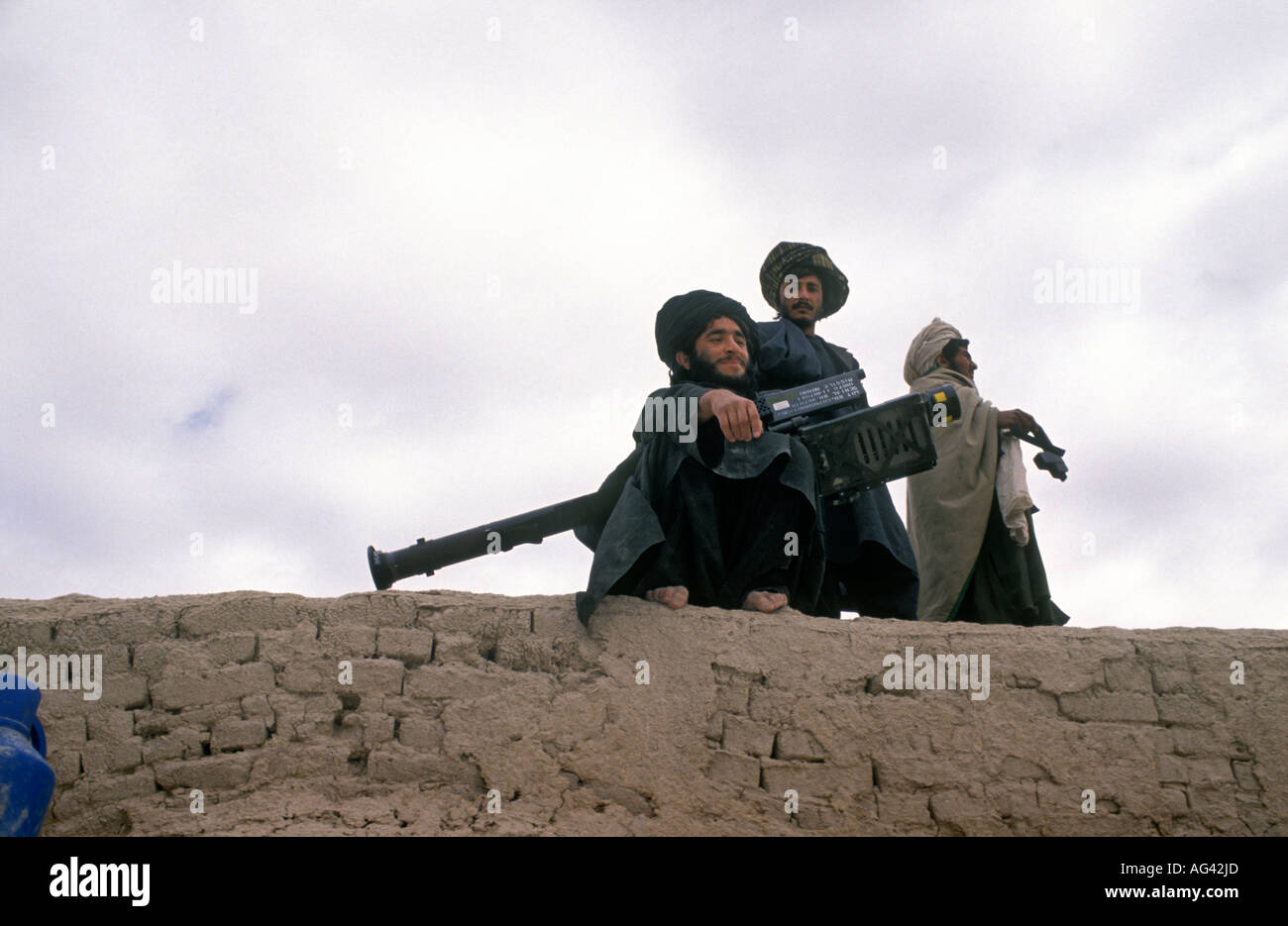 Afghanistan Kandahar moudjahidine pendant la dernière année de la guerre avec l'Union Soviétique Banque D'Images