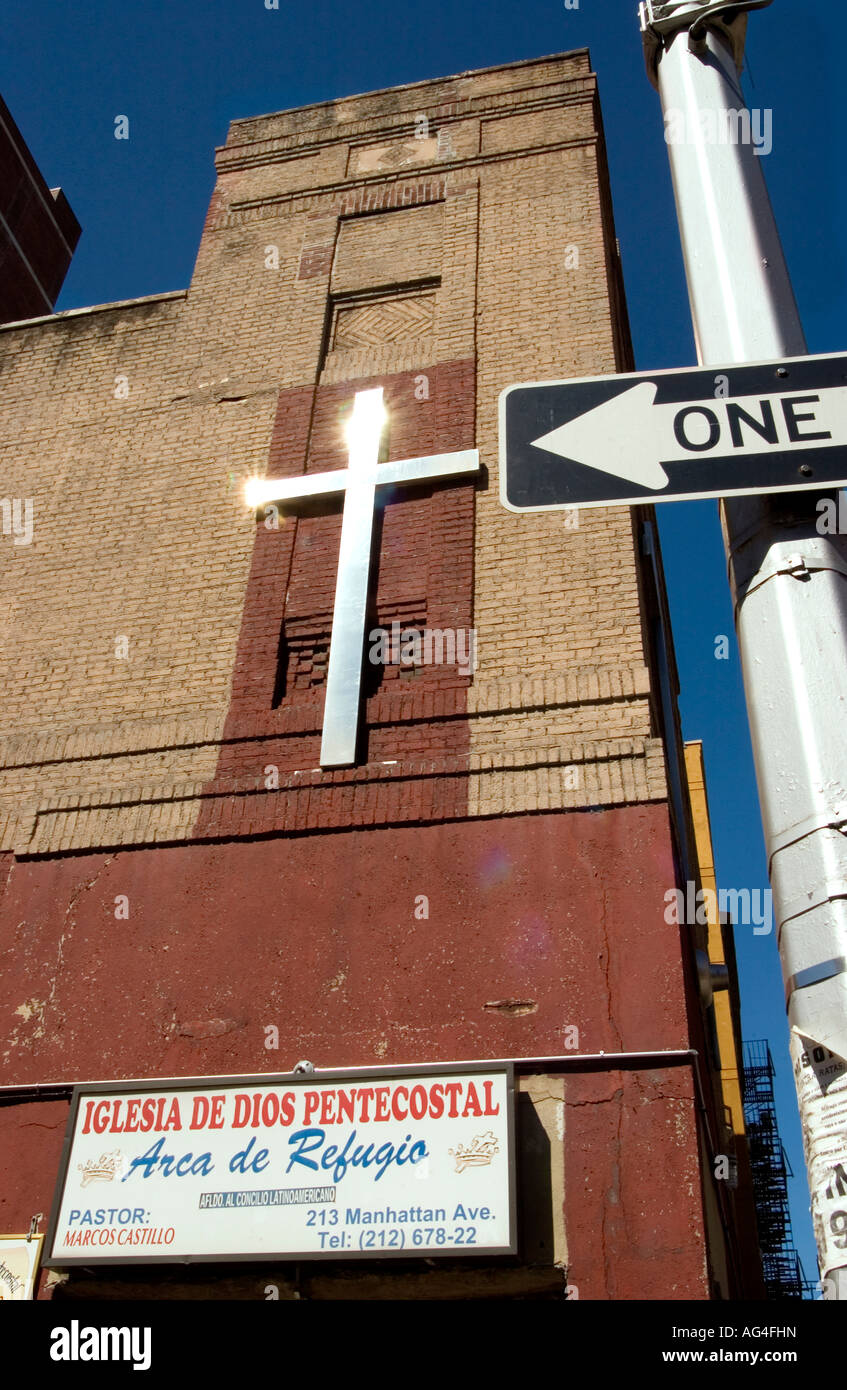 Église de Harlem, Manhattan Banque D'Images