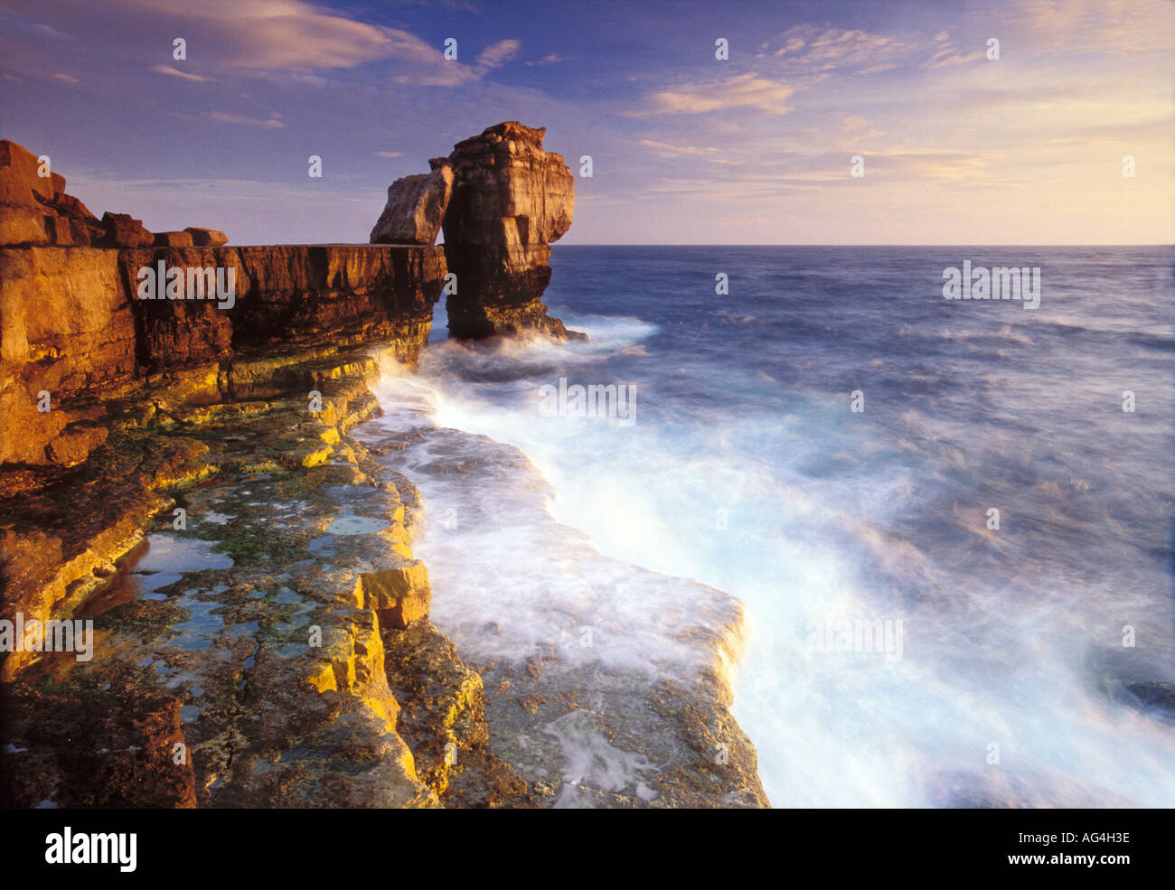 Pulpit Rock Portland Bill Dorset England Angleterre UK Royaume-Uni Eurtope Banque D'Images