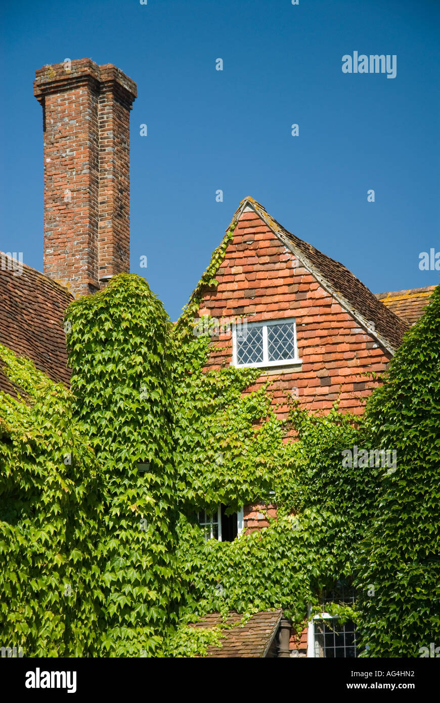 Domaine de pays frontières un 16ème siècle maison classée Grade II Dudwell Etchingham Valley East Sussex Banque D'Images