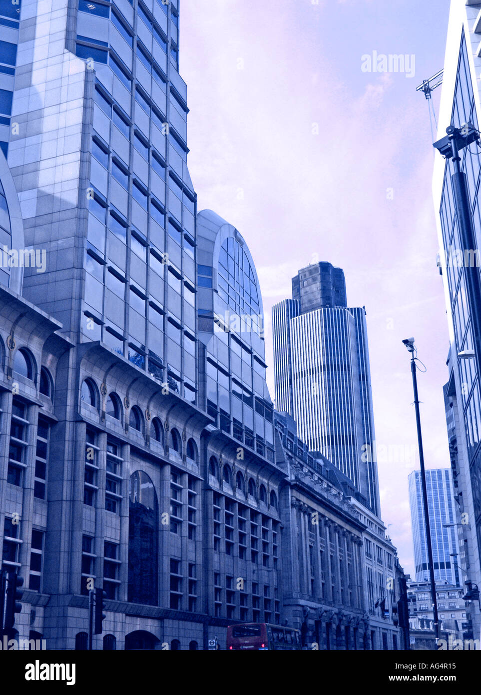 Londres Angleterre gratte-ciel sur gracechurch street dans City of london Banque D'Images