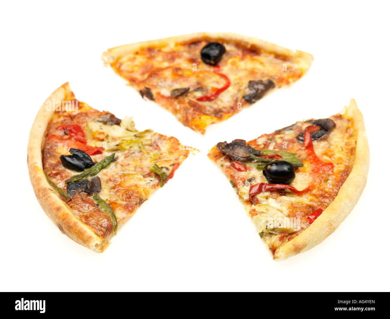 Pizza végétarienne Banque D'Images