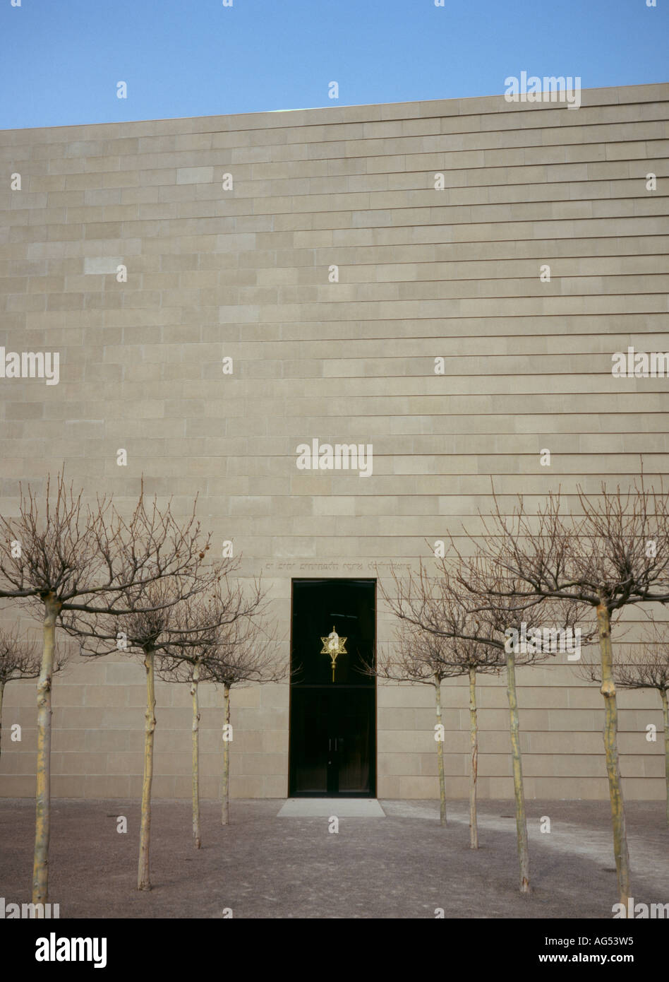 Synagogue juive à Dresde Banque D'Images