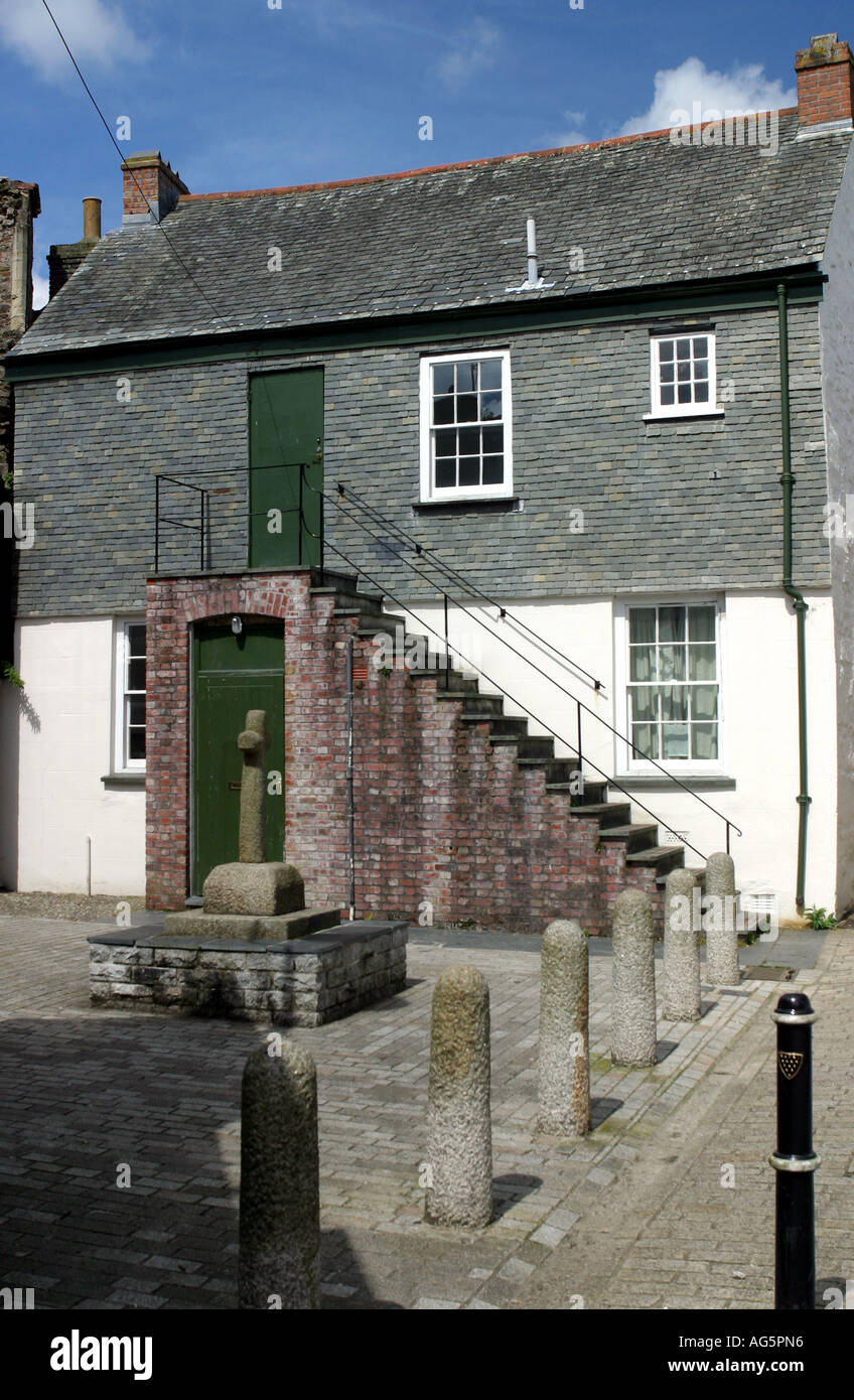 La maison où William Murdoch a vécu en Cornouailles Redruth UK Banque D'Images