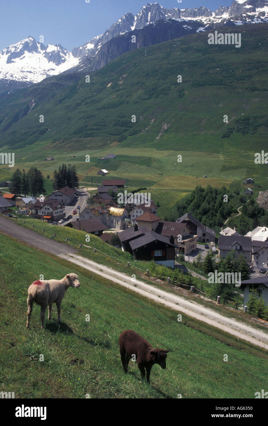 AJ15873, Suisse, Uri, Urseren, Alpes Banque D'Images