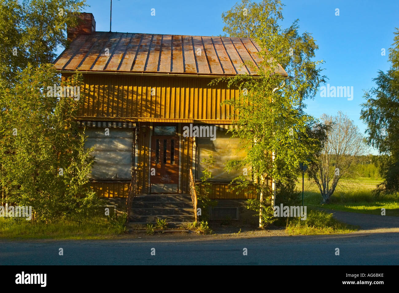 Un Hyvelä fermer boutique à Lahti en Finlande UE Banque D'Images