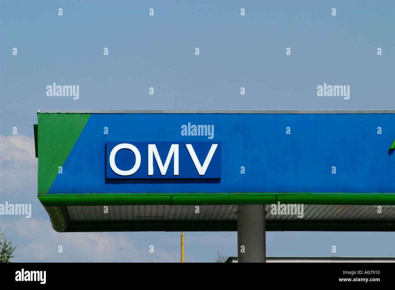 Station d'essence OMV Banque D'Images