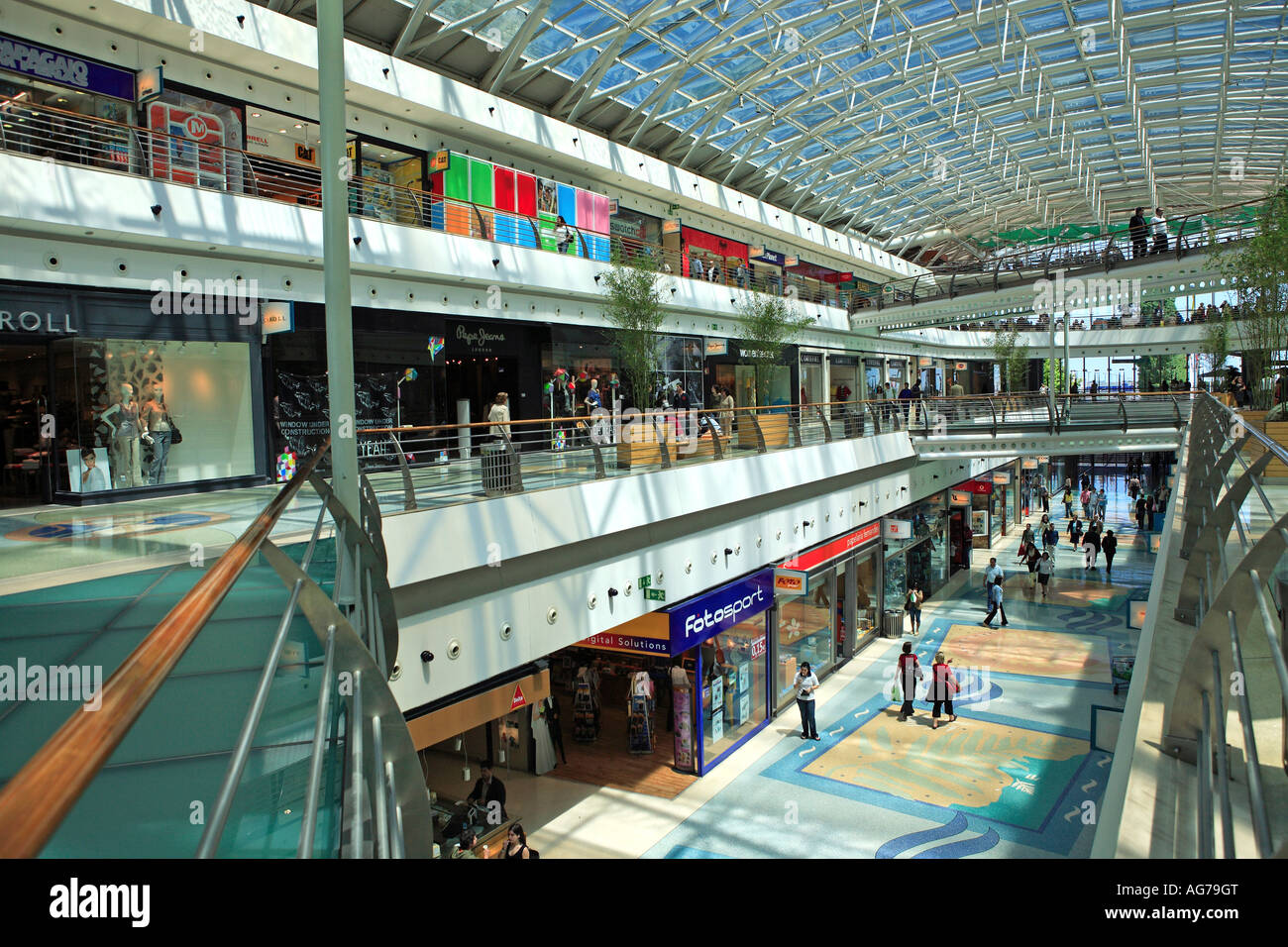 Lisbonne, Parques das Nacoes, centre commercial Vasco da Gama Banque D'Images