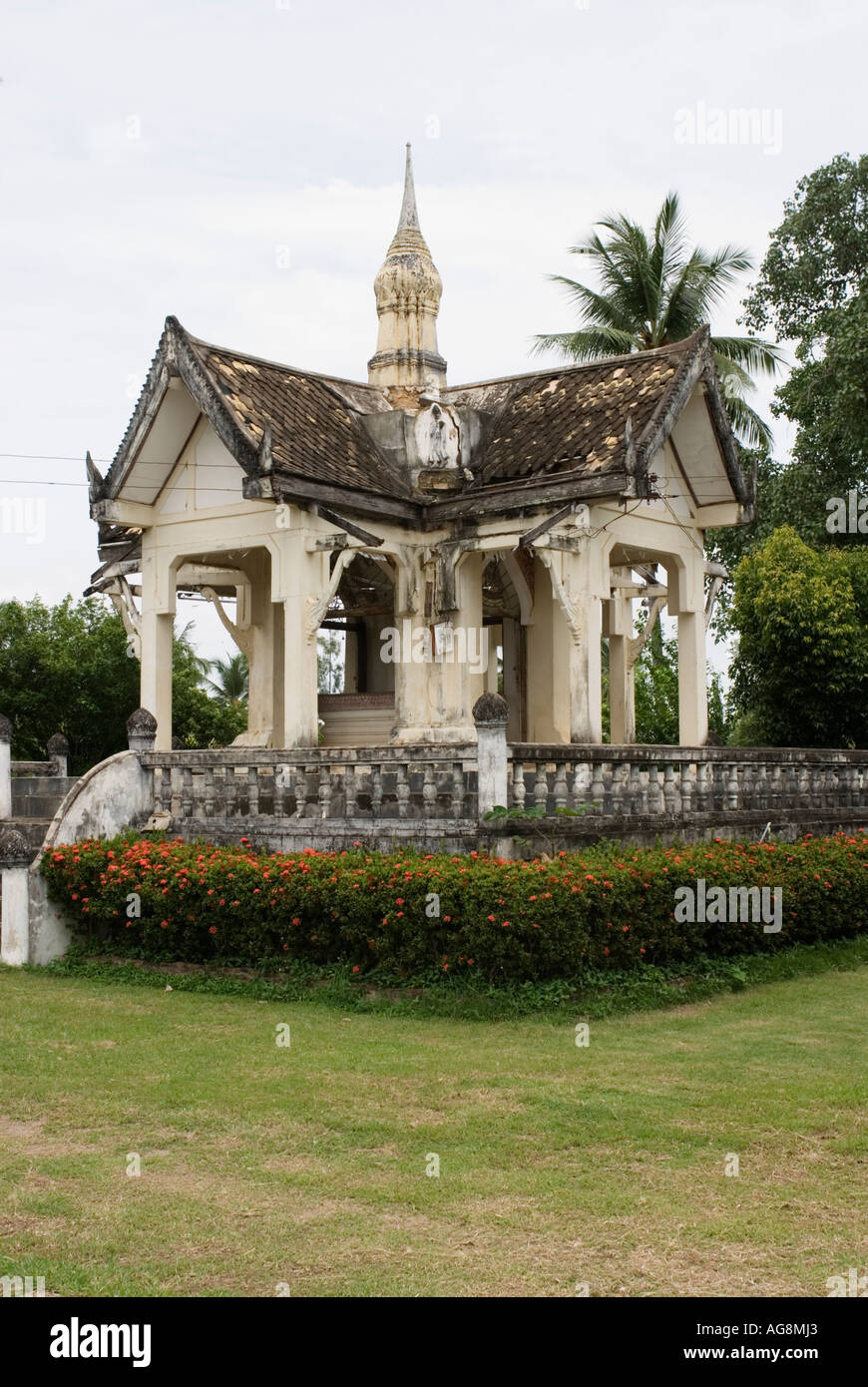 Le parc historique de Sukhothai Thaïlande Wat Trapang Tong Lang Site du patrimoine mondial de l'UNESCO Banque D'Images