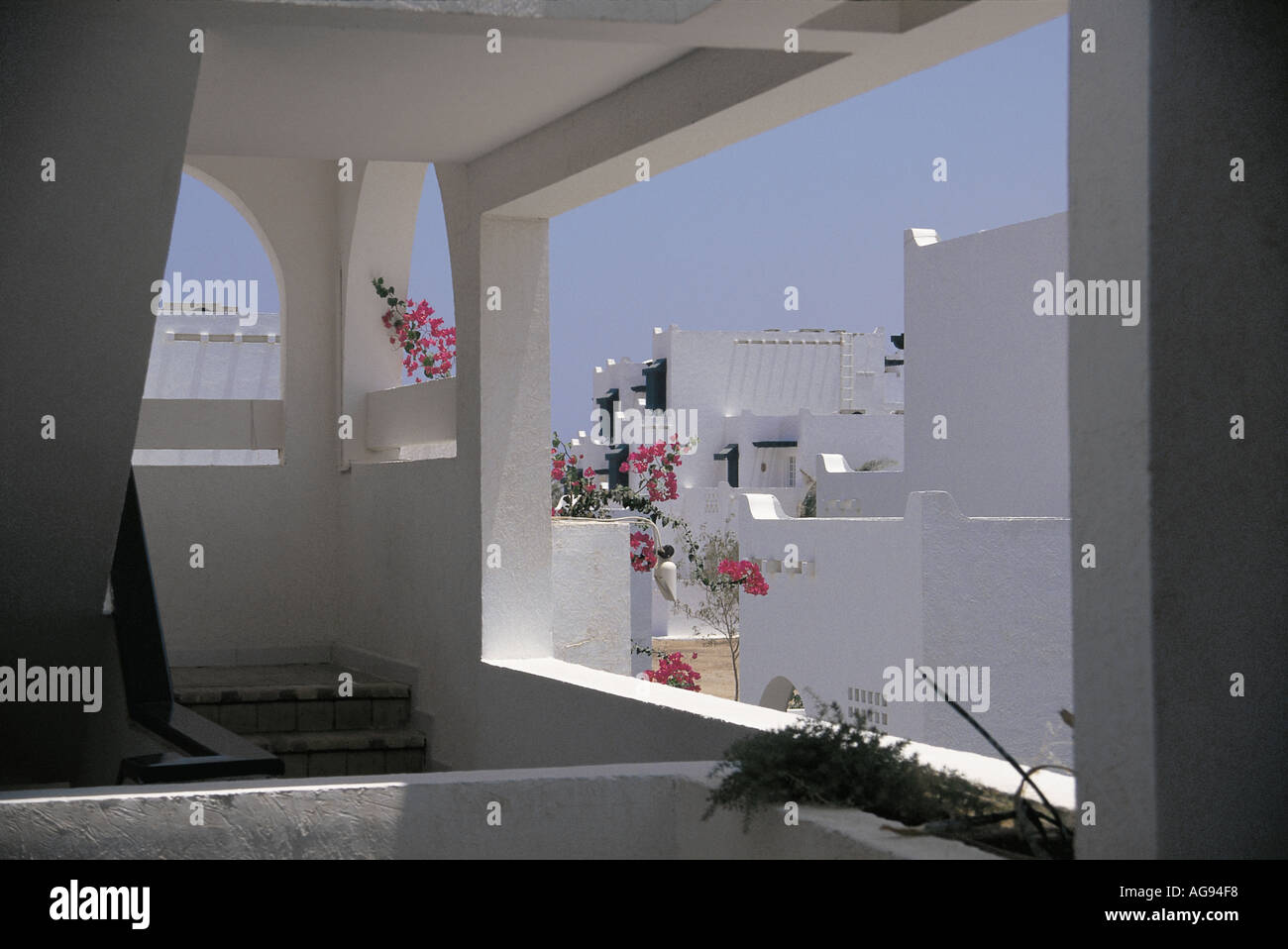 Village de bungalows Resort Hurghada Egypte Banque D'Images