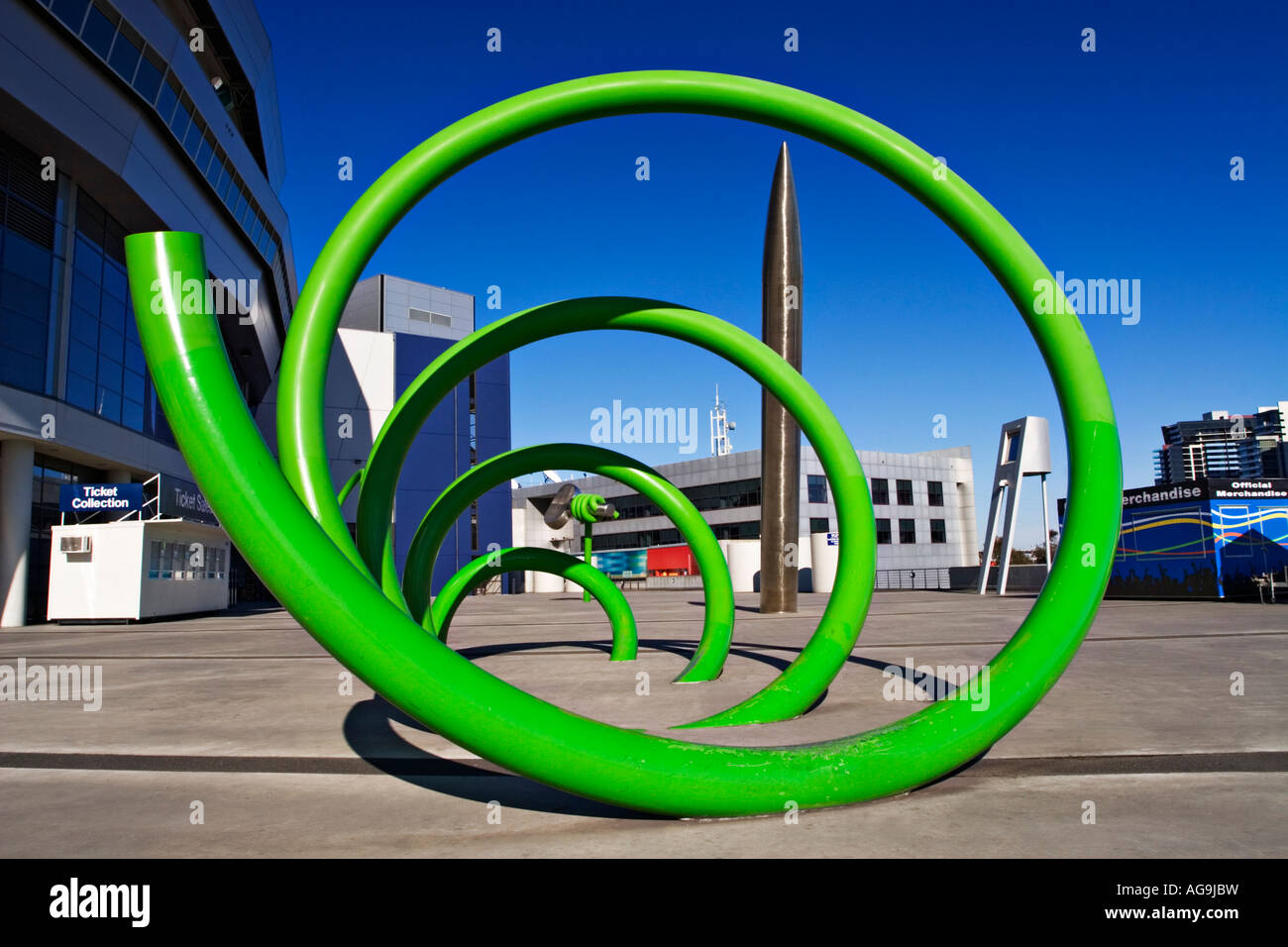 Sculptures / Melbourne Docklands dans 'Melbourne' Victoria Australie Banque D'Images