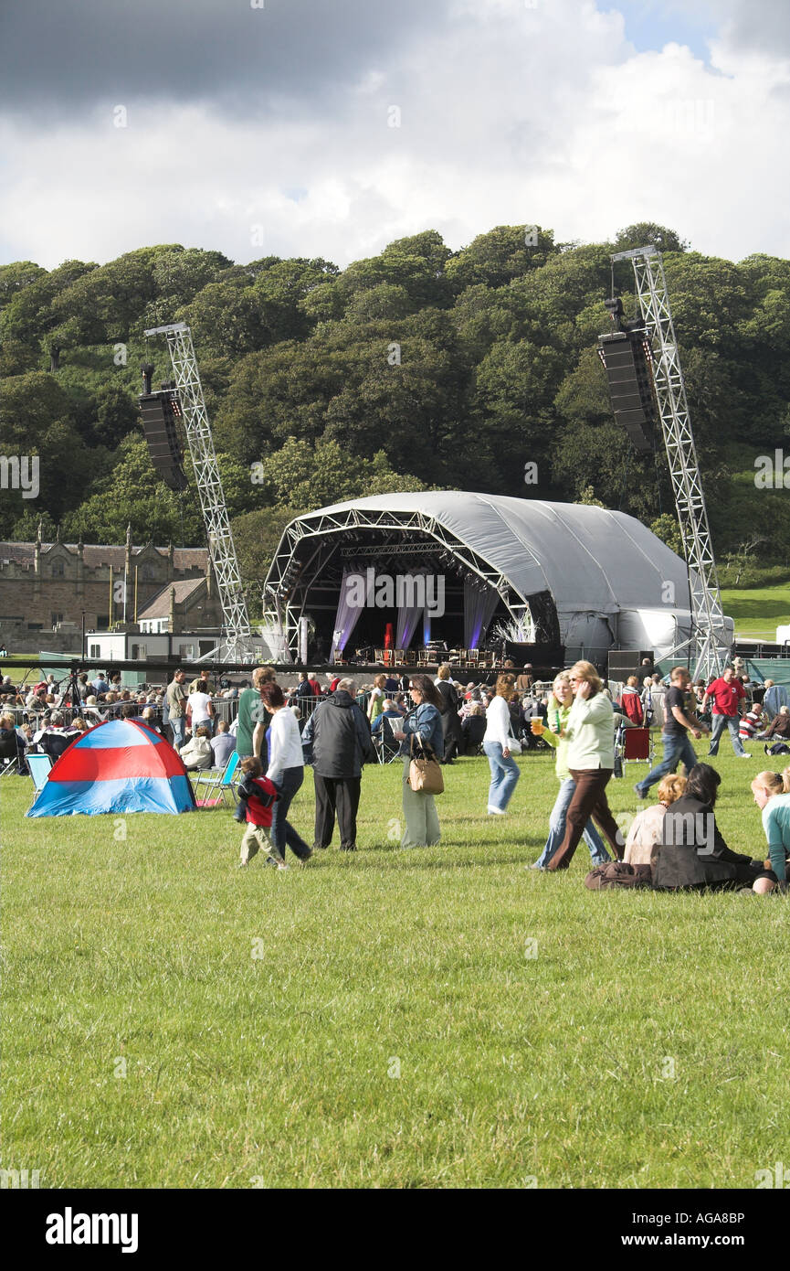 Katherine Jenkins Concert dans le parc Margam Park Port Talbot au Pays de Galles du Sud Banque D'Images