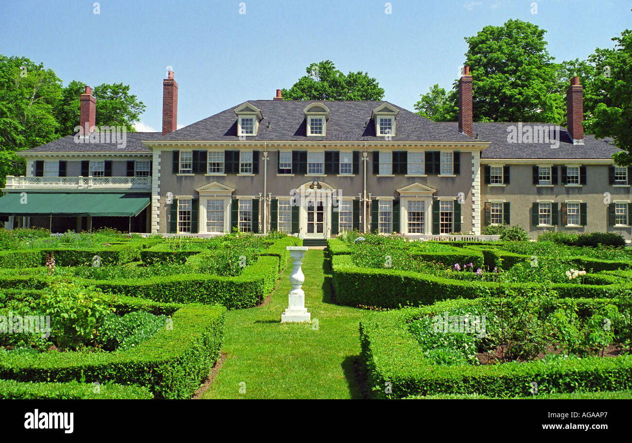 Hildene, Maison d'été de Robert Todd Lincoln à Manchester, Vermont Banque D'Images