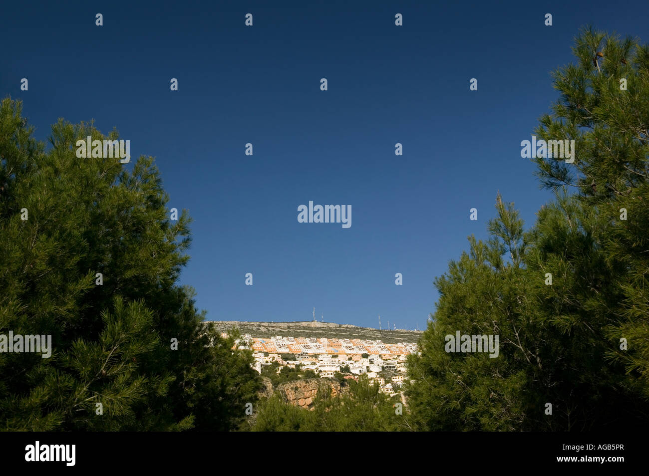 Le développement résidentiel à Cumbre del Sol Costa Blanca Espagne Banque D'Images