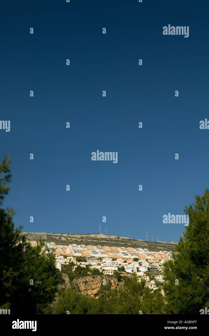 Le développement résidentiel à Cumbre del Sol Costa Blanca Espagne Banque D'Images