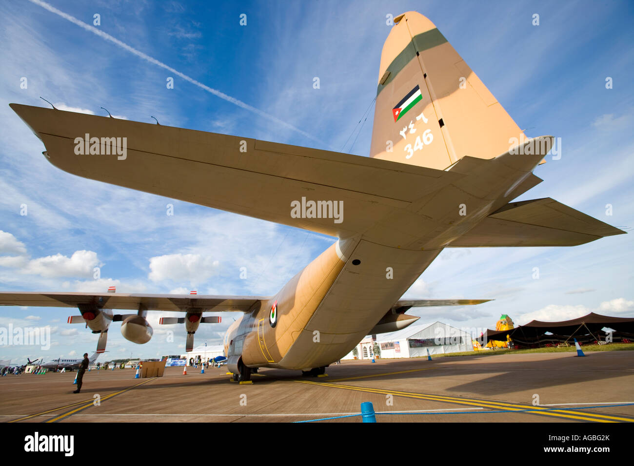 L'Arabie saoudite Air Force Lockheed Martin C-130J Hercules Banque D'Images