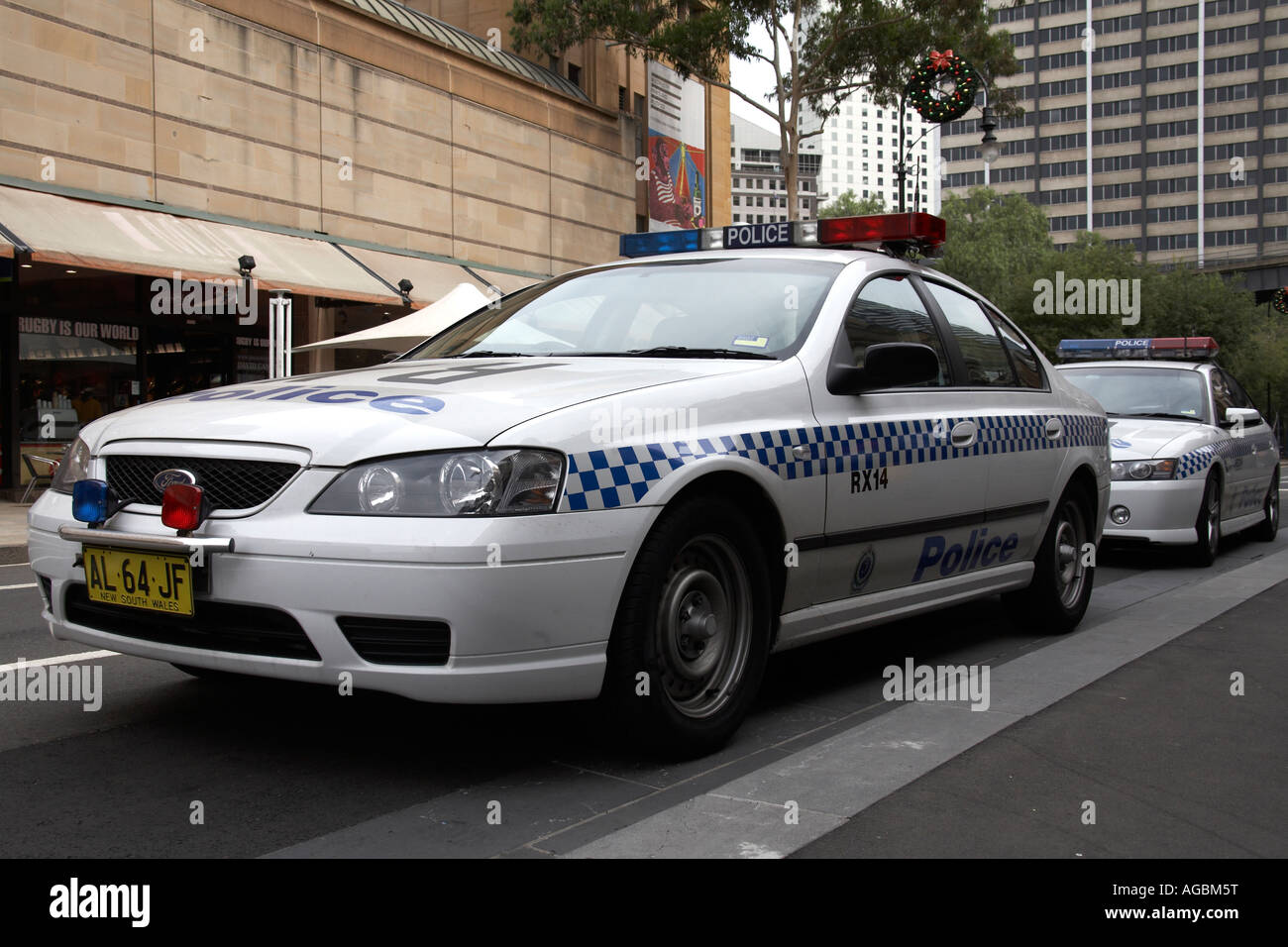 Voiture de police en Nouvelle Galles du Sud Sydney NSW Australie Banque D'Images