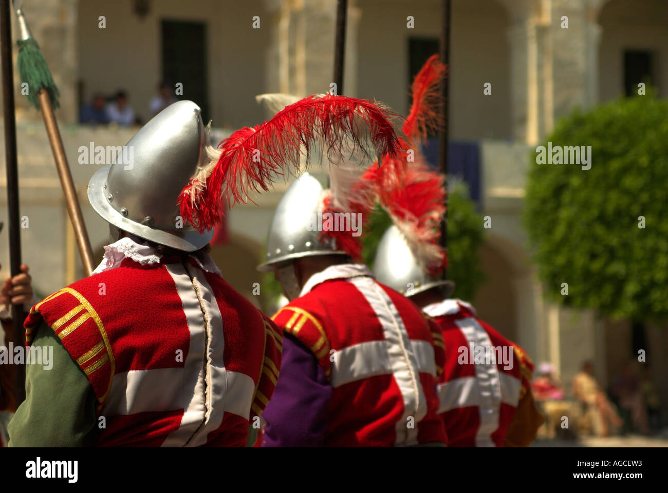 Dans la région de guardia parade au fort St Elme malte Banque D'Images