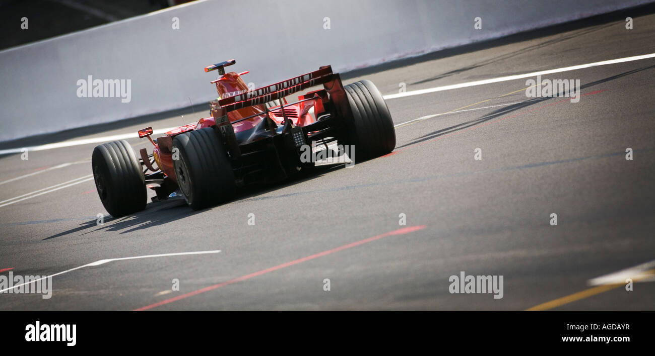 Felipe Massa roulant à la formule un Grand Prix de Belgique à Spa Banque D'Images