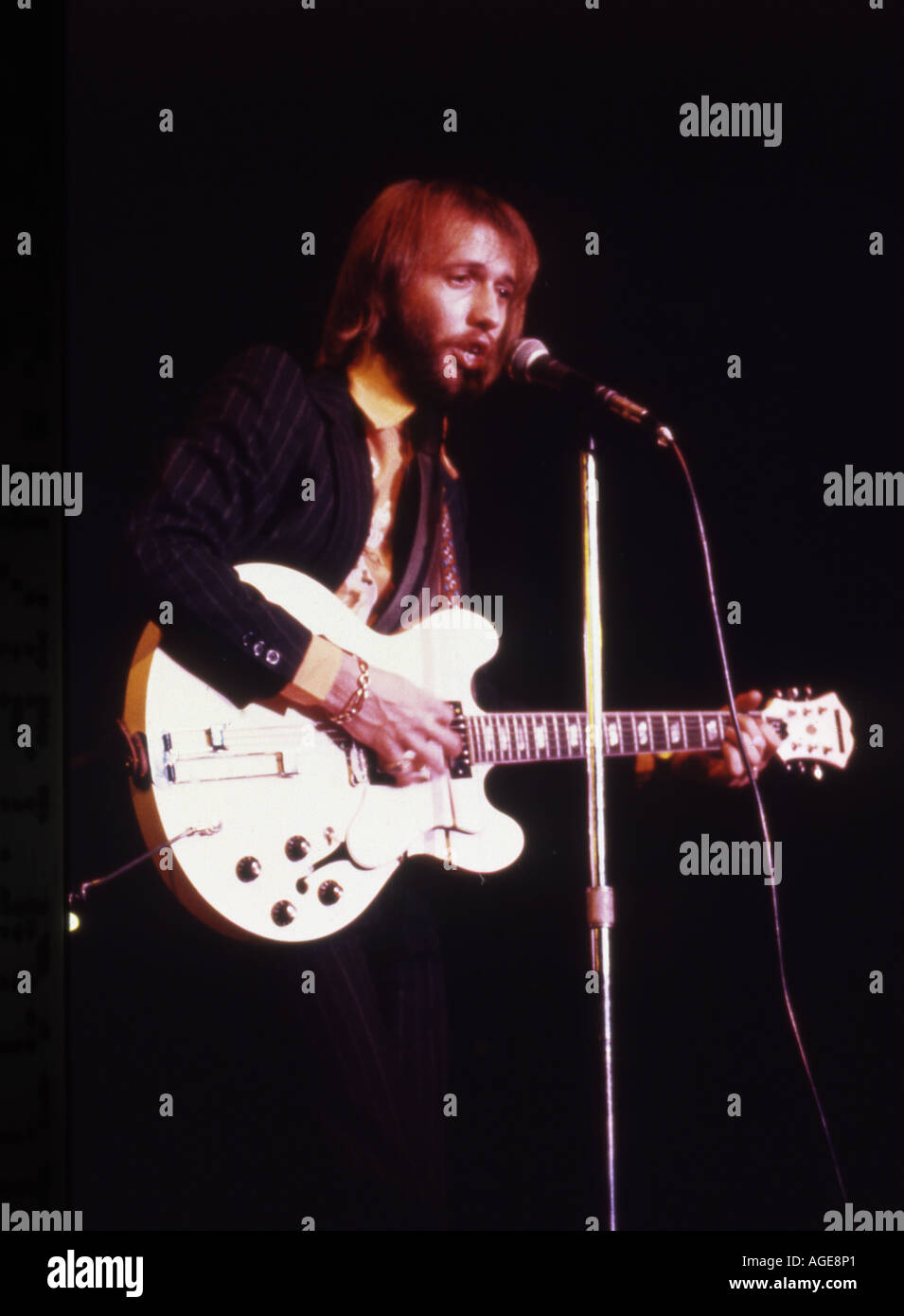 BEE GEES Maurice Gibb en 1976 Banque D'Images