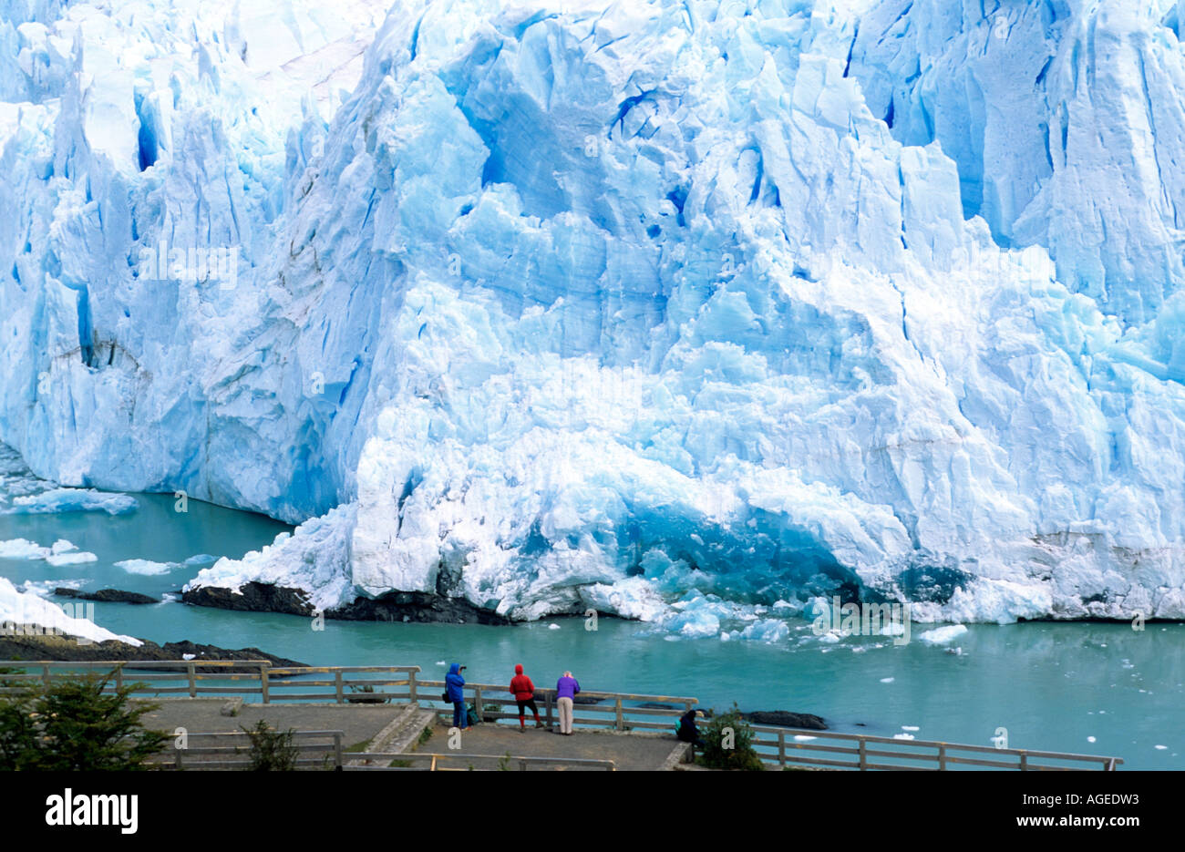 Le glacier Perito Moreno, Argentine Banque D'Images