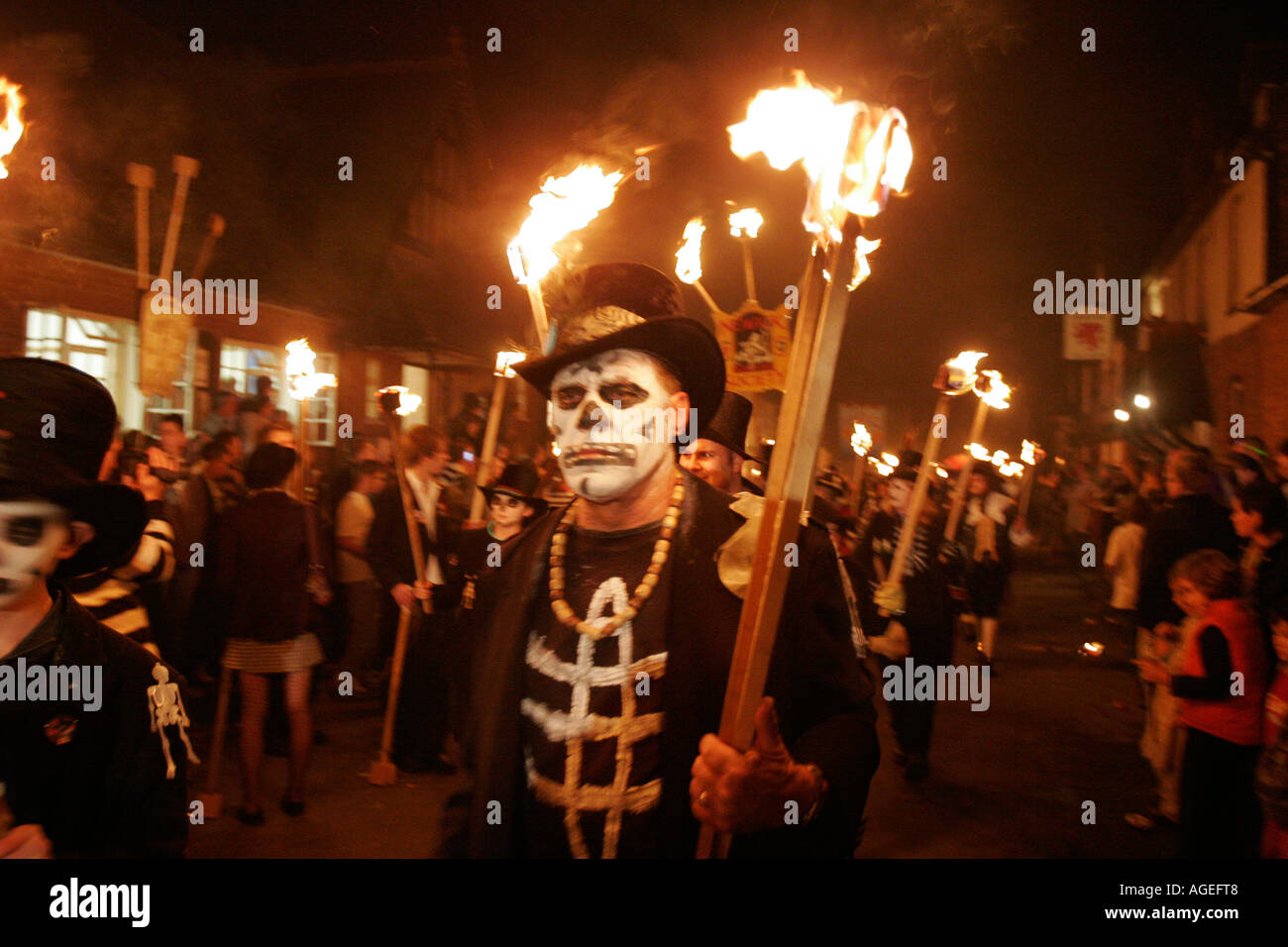 Bonfire Night empennage. Banque D'Images