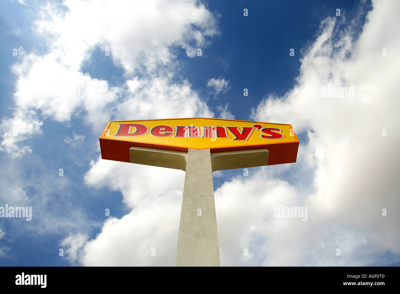 Denny's fast food burger restaurant en France Banque D'Images