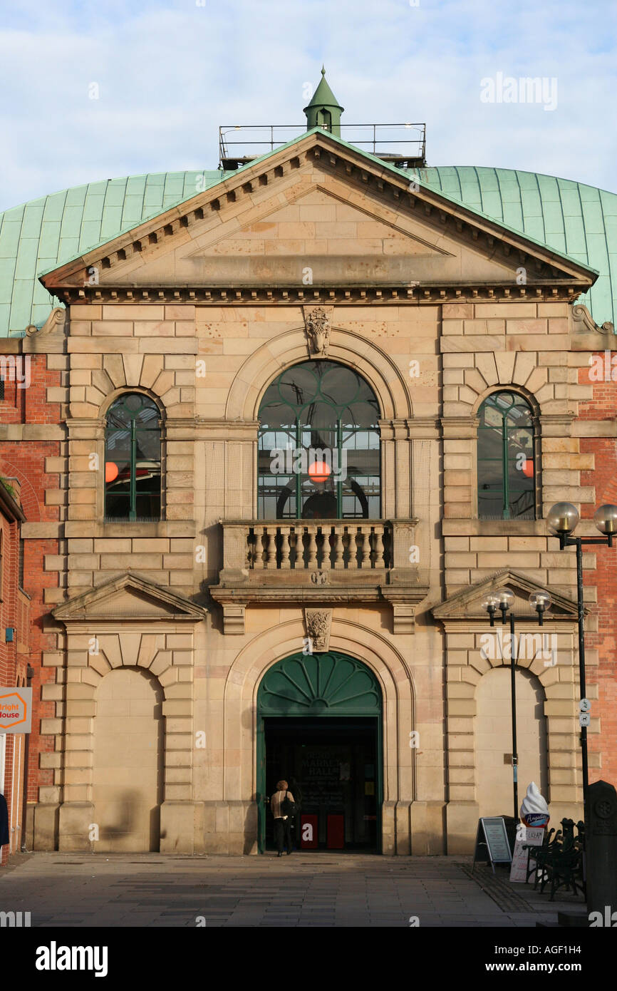 Le centre-ville de Derby, Derbyshire, Angleterre Royaume-Uni gb Banque D'Images