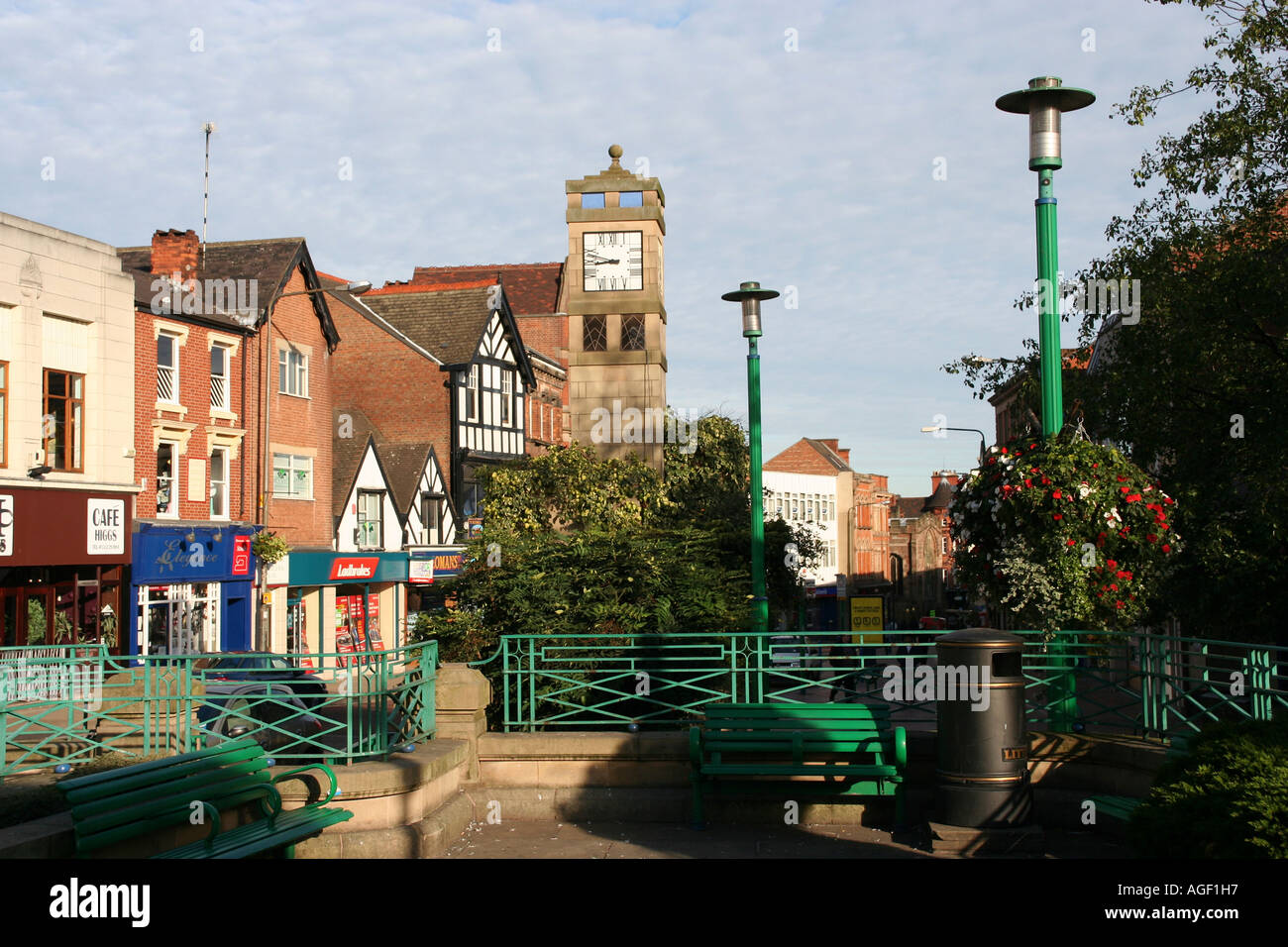 Le centre-ville de Derby, Derbyshire, Angleterre Royaume-Uni gb Banque D'Images