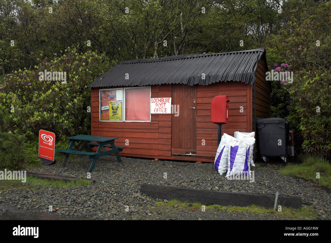 Loch Buie Post Office Banque D'Images