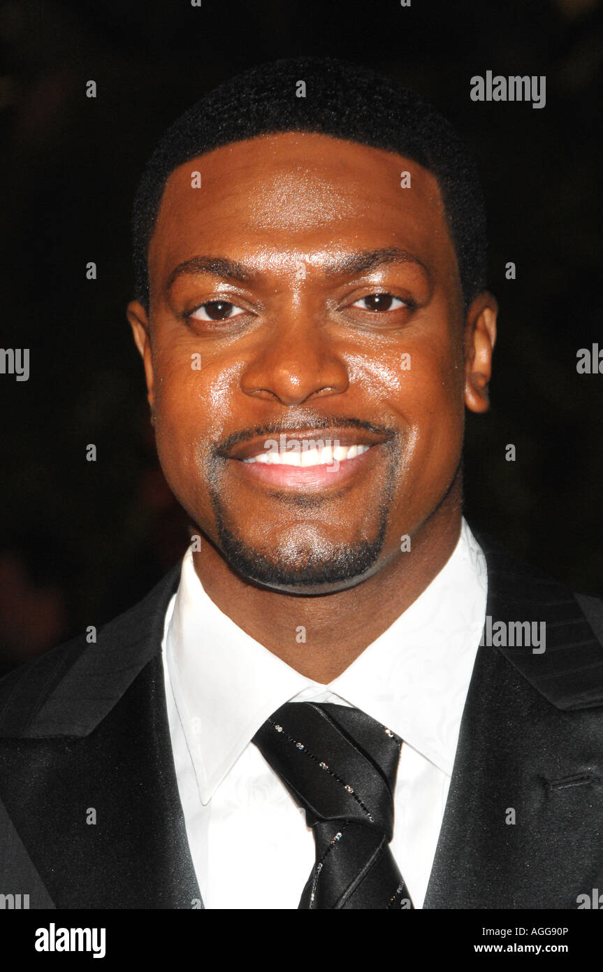 L'acteur Chris Tucker au 2007 Vanity Fair Oscar Party à Morton's Steakhouse de Los Angeles Californie Banque D'Images