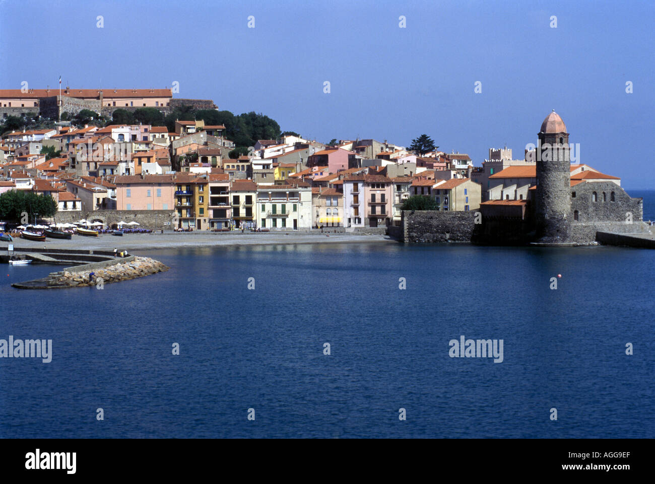 Collioure Roussillon Banque D'Images