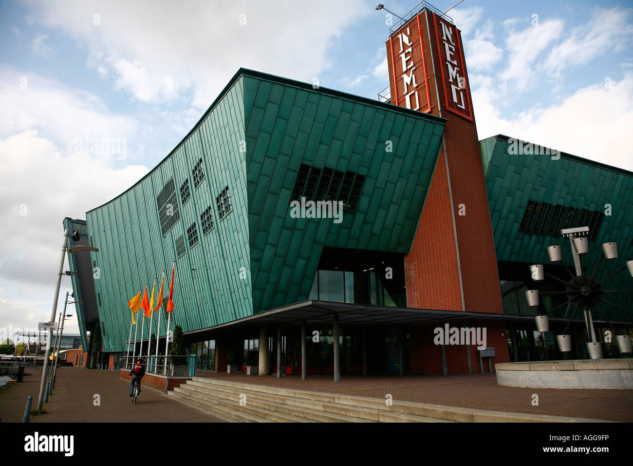 NEMO Centre National pour la science et la technologie Amsterdam Pays-Bas Banque D'Images