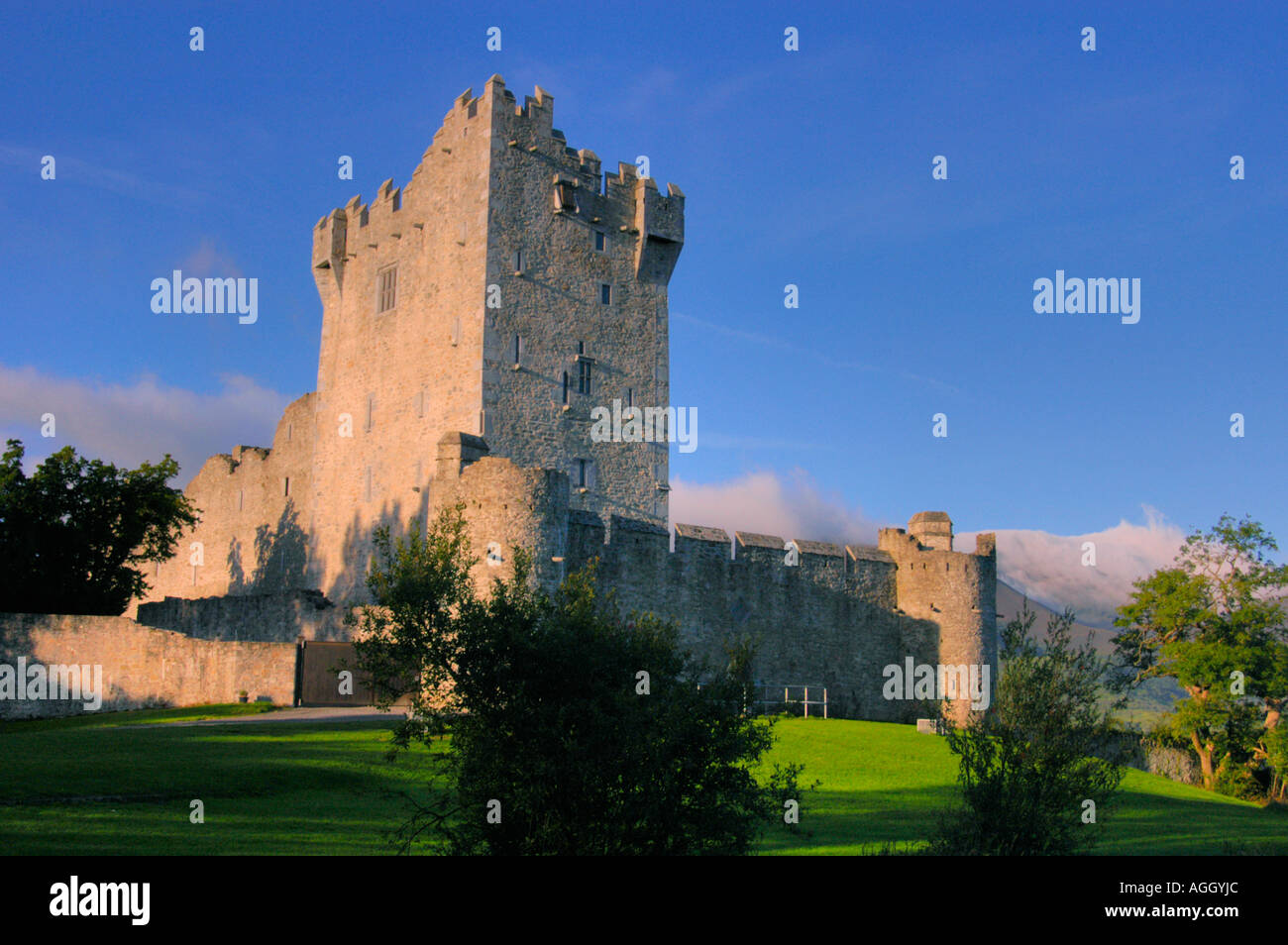 Le Château de Ross, le Parc National de Killarney, Irlande Banque D'Images