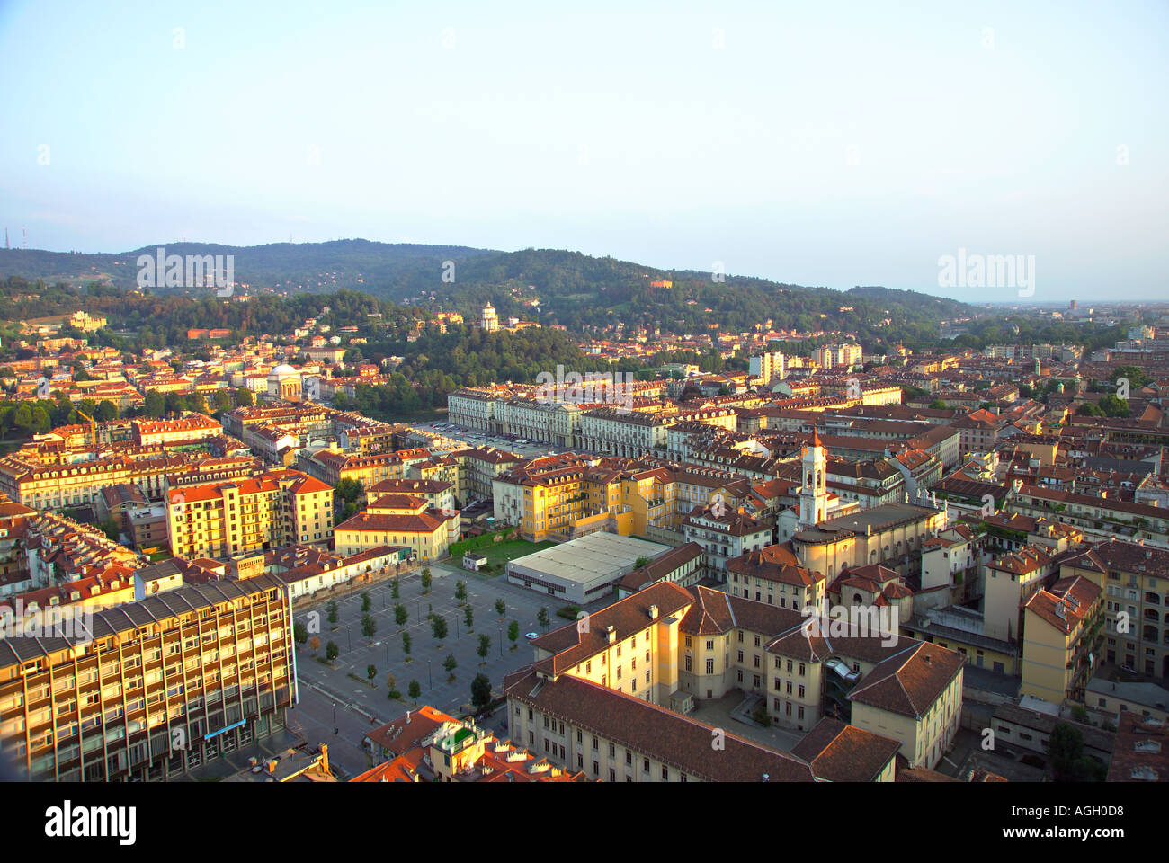 Vue sur Turin, Italie Banque D'Images