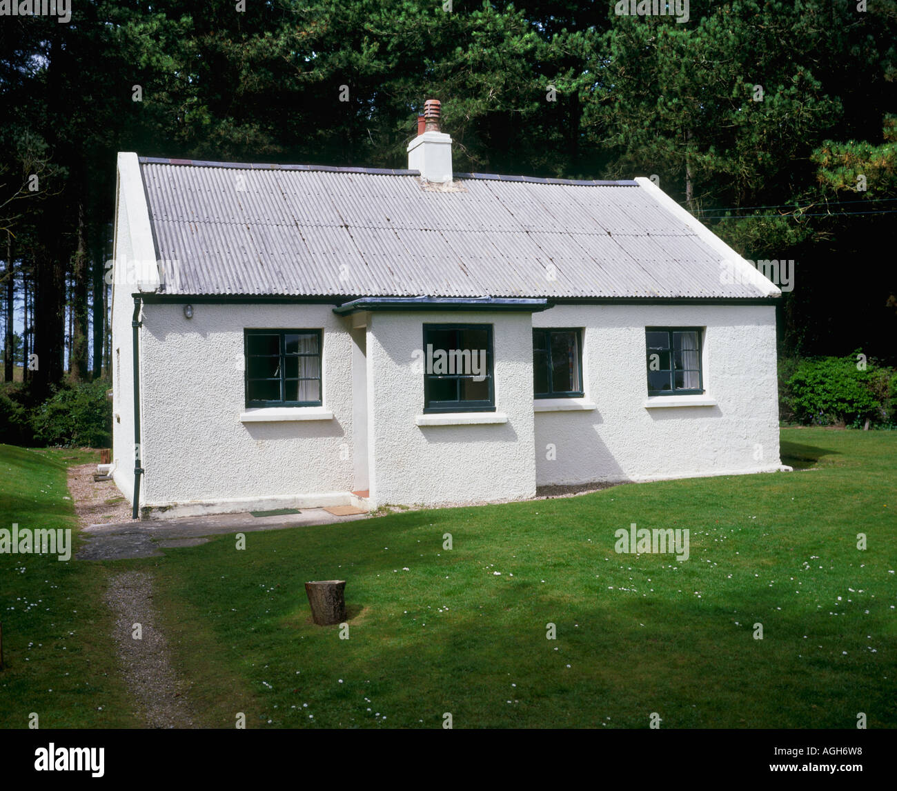 National Trust Cottage, South Wales Banque D'Images