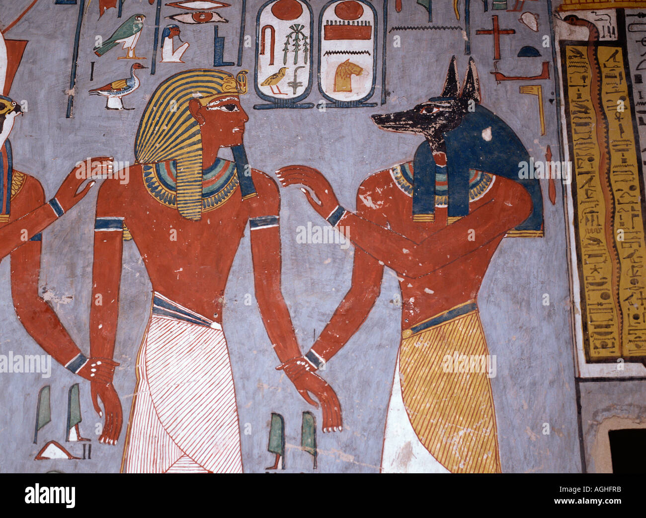 Louxor Egypte Vallée des Rois tombe de Ramsès 1 Peinture Photo Stock Alamy Louxor Egypte Vallée des Rois tombe de Ramsès 1 Peinture Photo Stock Alamy