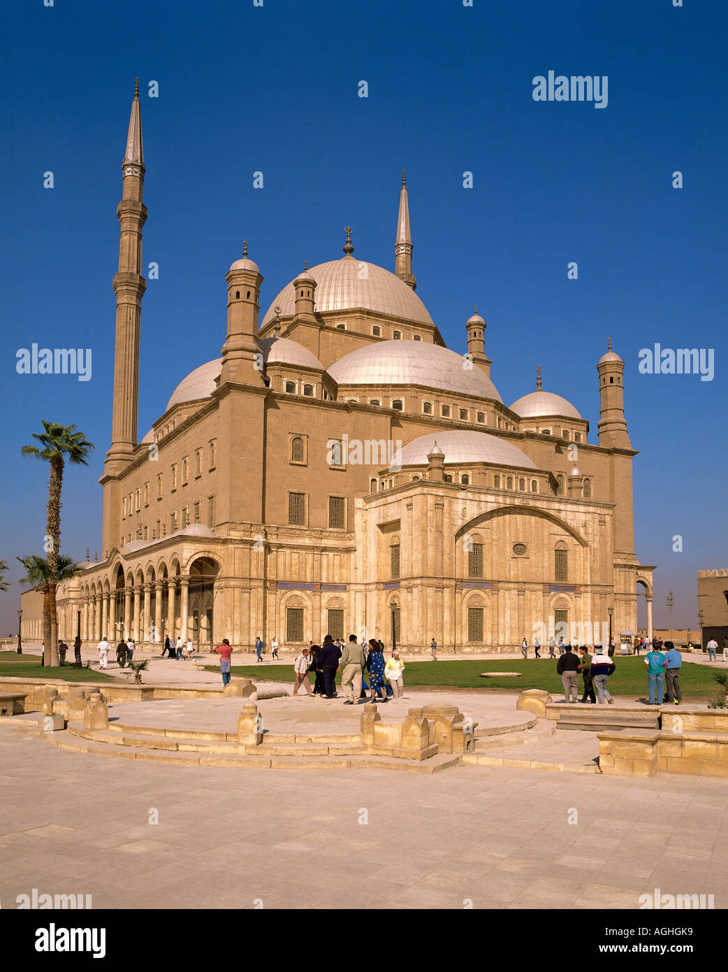 Egypte Le Caire La Citadelle Mosquée Mohammed Ali Banque D'Images