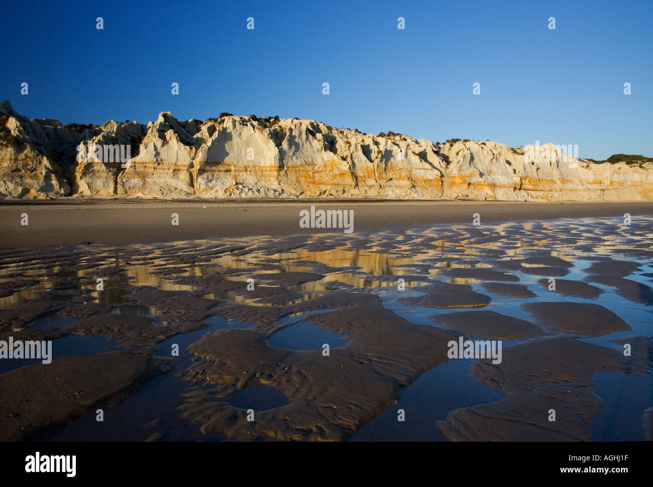 Les dunes fossiles à Mazagon Huelva Espagne Banque D'Images